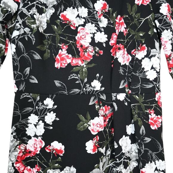 Banana Republic Womens 10 Half Sleeve Floral Print Dress - Picture 7 of 11